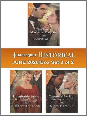 cover image of Harlequin Historical June 2020--Box Set 2 of 2